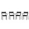 Flash Furniture Black All-Weather Steel Dining Chair, 4PK 4-XU-CH-10318-ARM-BK-GG - alternate 8